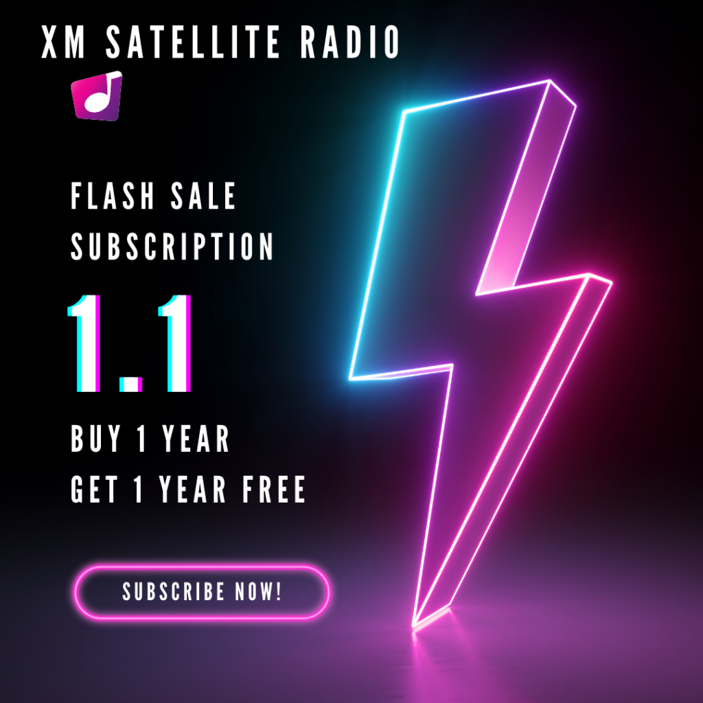 Yearly Subscription to XM Satellite Radio